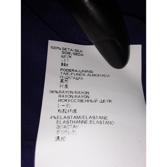 Versace Sz 42 IT Royal Blue Strapless Sequin Embellished Cocktail Dress - Picture 11 of 12